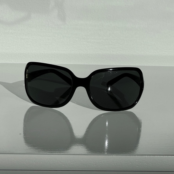 Vintage Dolce & Gabbana Women\'s Sunglass Frames Only & Case DG 6003-B Black Rare main image 4